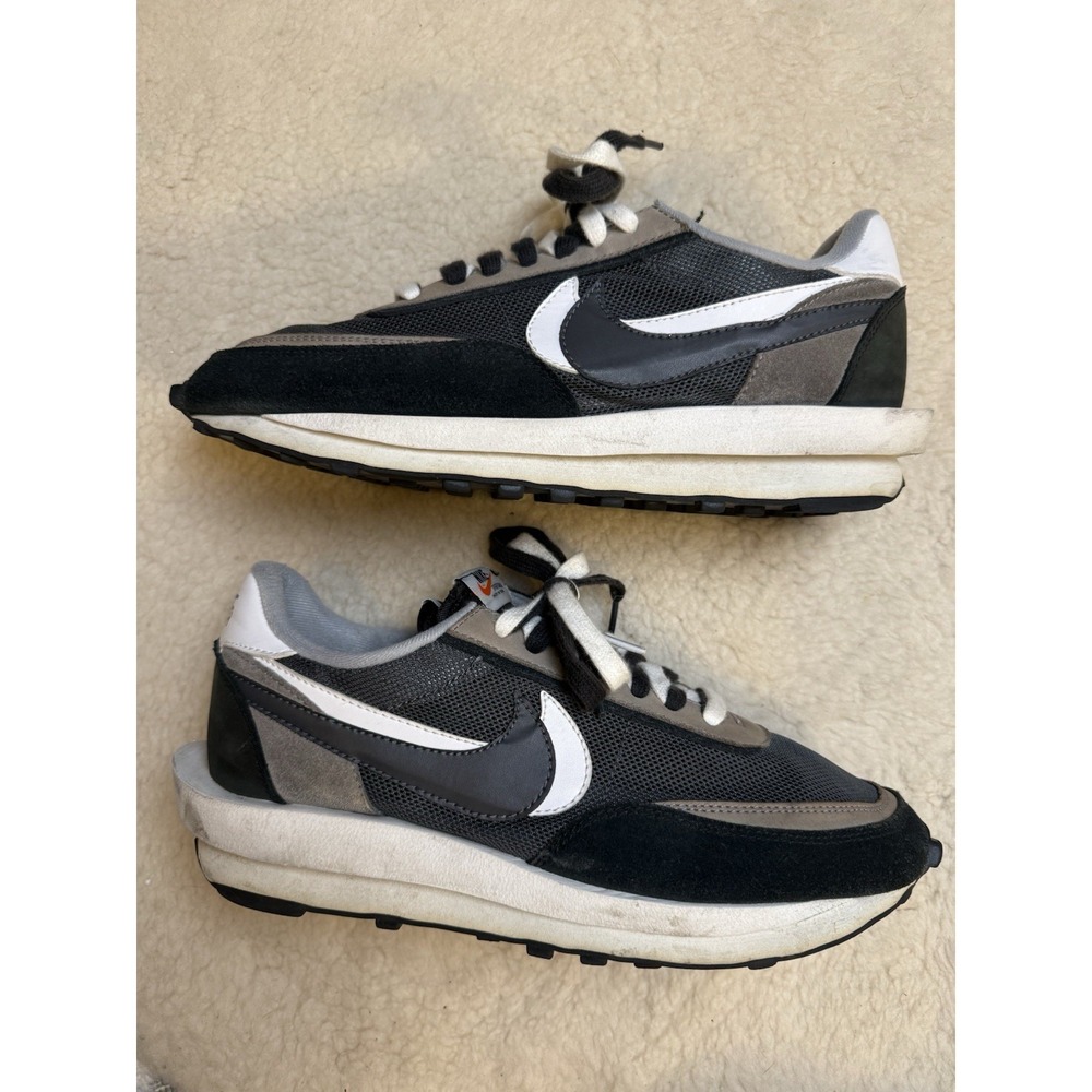 Nike X Sacai LD Waffle Black Anthracite Men's 10.5 BV0073-001 2019 Sneakers